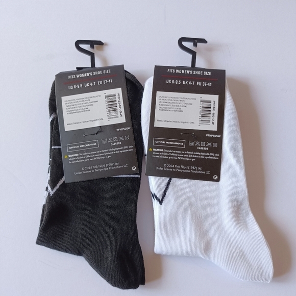 Pink Floyd Socks Women's Size 6-9.5 Multicolored - Picture 5 of 6